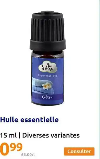 Action Huile essentielle offre