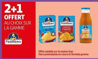 Auchan La gamme ferrero offre