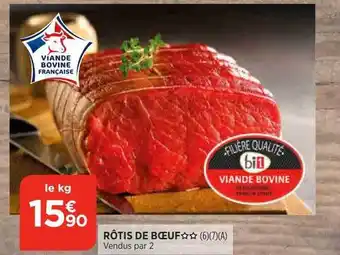 Bi1 Rôtis de bœuf offre