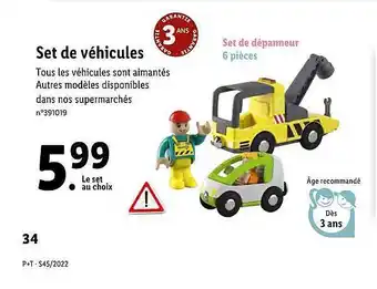 Lidl Set de véhicules offre