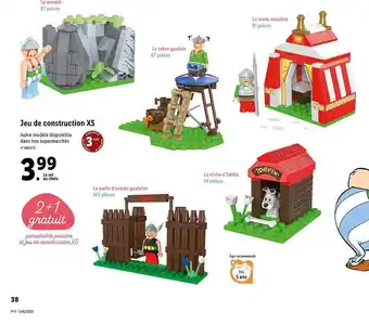 Lidl Jeu de construction xs offre