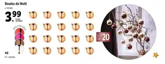 Lidl Boules de noël offre