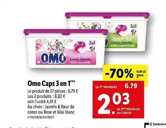 Omo caps 3 en 1