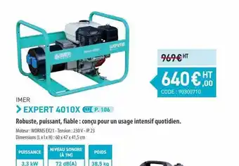 Expert 4010x imer