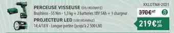 Loxam Perceuse visseuse, projecteur led hikoki offre