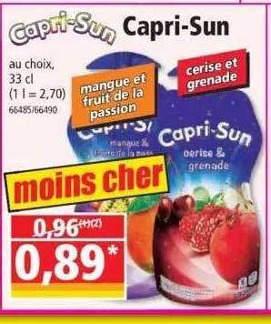 Norma Capri-sun offre