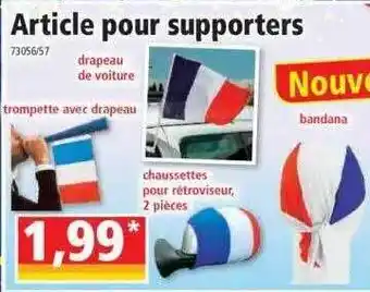 Norma Article pour supporters offre