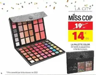 Stokomani La palette color miss cop offre