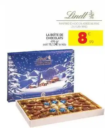 Stokomani La boîte de chocolats lindt offre