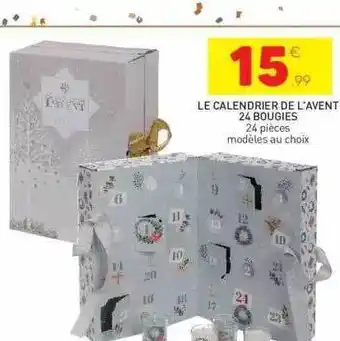 Stokomani Le calendrier de l'avent 24 bougies offre