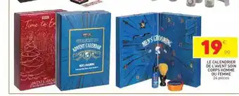 Stokomani Le calendrier de l'avent soin corps homme ou femme offre