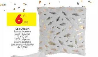 Stokomani Le coussin offre