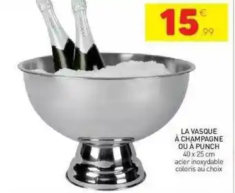Stokomani La vasque à champagne ou à punch offre