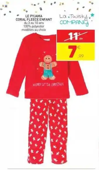 Stokomani Le pyjama coral fleece enfant offre