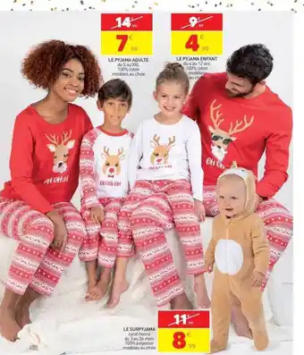 Le pyjama adulte, le pyjama enfant, le surpyjama