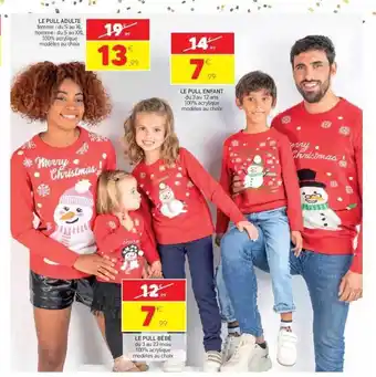 Stokomani Le pull adulte, le pull enfant, le full bébé offre