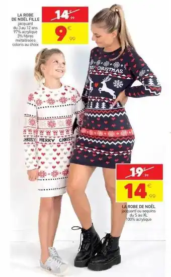 Stokomani La robe de noël fille, la robe de noël offre