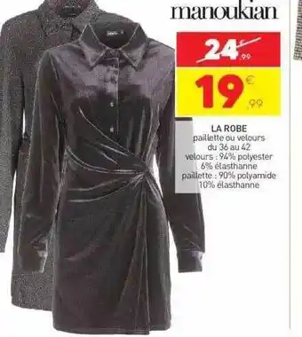 Stokomani La robe manoukian offre
