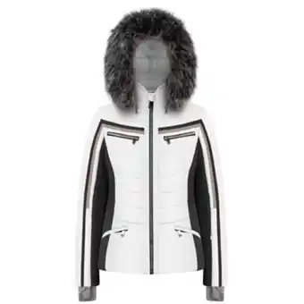 Go Sport Sports dhivers femme poivre blanc veste de ski/snow poivre blanc ski jacket 1002 multico white femme offre