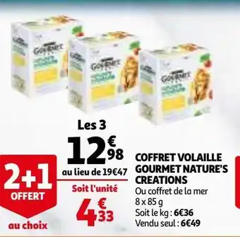 Auchan Coffret volaille gourmet nature's creations offre