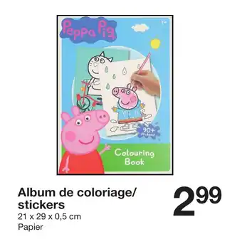 Album de coloriage/stickers