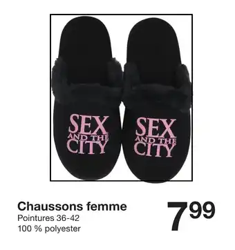 Zeeman Chaussons femme offre