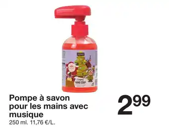 Pompe Ă savon pour les mains avec musique