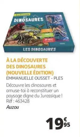 Auchan À la découverte des dinosaures offre