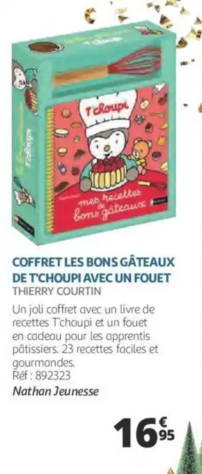 Auchan Coffret les bons gâteaux de t'choupi avec en fouet offre