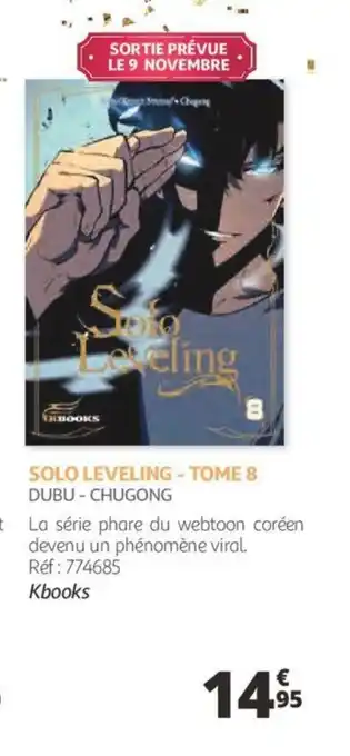 Auchan Solo leveling - tome 8 offre