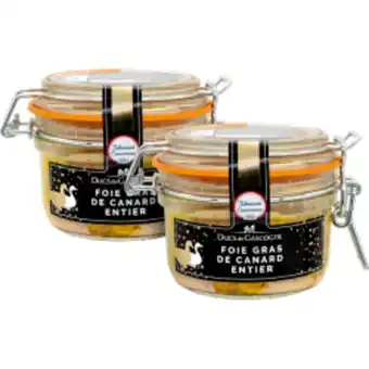 Ducs de Gascogne Lot de 2 foies gras entiers de canard offre