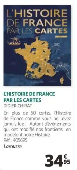 Auchan L'histoire de france par les cartes offre