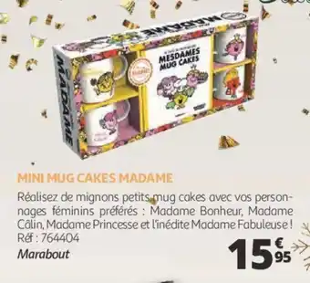 Auchan Mini mug cakes madame offre