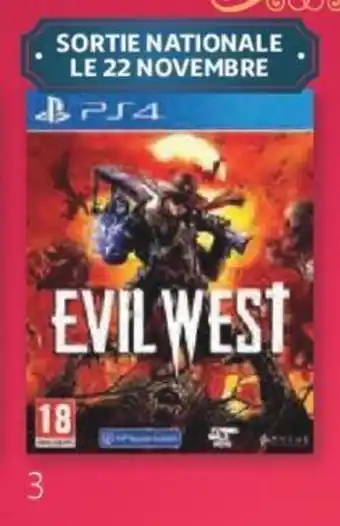 Auchan Le jeu evil west sur PS4 PS5 ou xbox series offre
