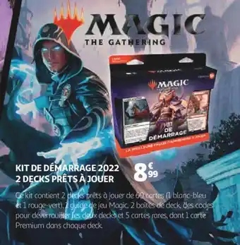 Auchan Kit de démarrage 2022 2 decks prêts à jouer offre