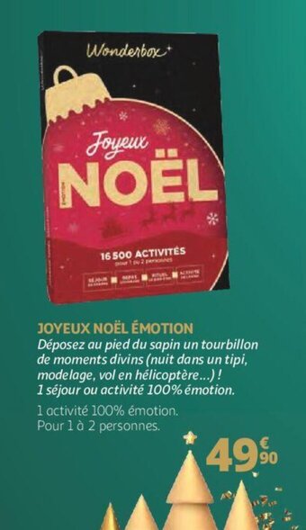 Auchan Joyeux noël émotion offre