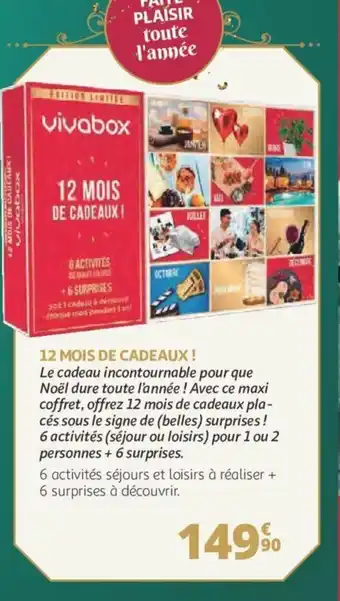 Auchan 12 mois de cadeaux ! offre