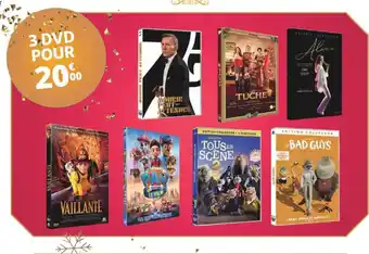 Auchan 3 dvd pour offre