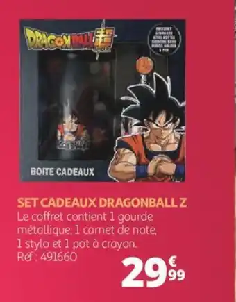 Auchan Set cadeaux dragonball z offre