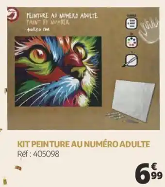 Auchan Kit Peinture Au Numéro Adulte offre