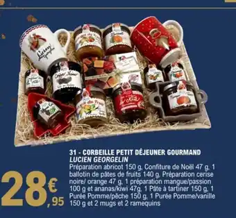 E.Leclerc Corbeille Petit Dejeuner Gourmand Lucien Georgelin offre