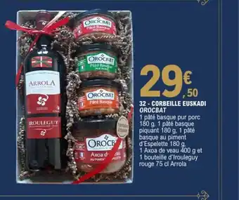 E.Leclerc Corbeille Euskadi Orocbat offre