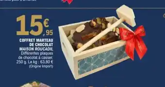 E.Leclerc Coffret Marteau de Chocolat Maison Roucadil offre
