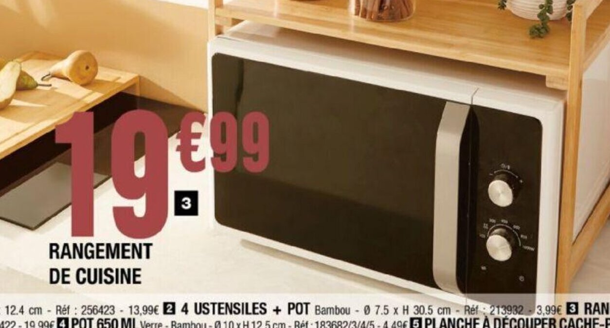 Promo Rangement de Cuisine chez La Foir'Fouille