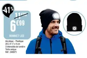 La Foir'Fouille Bonnet Led offre