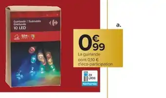 Carrefour Guirlande Electrique Led offre
