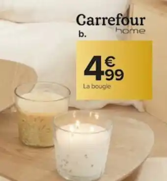 Carrefour Bougie de Noël parfumée offre