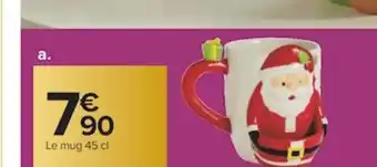 Carrefour Mug Decore Noel offre