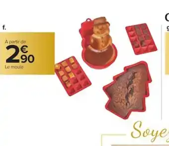 Carrefour Gamme de Moules a Patisserie offre