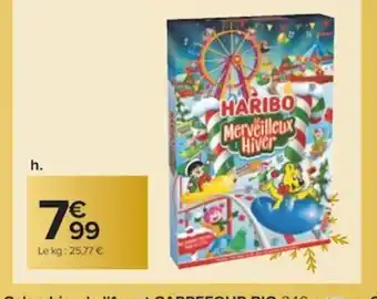 Carrefour Calendier de l'Avent Haribo offre